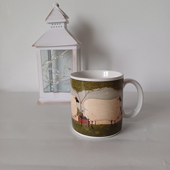 Vintage 2000 Warren Kimble Fine Porcelain Animal Collection Sheep Mug - Picture 8 of 8